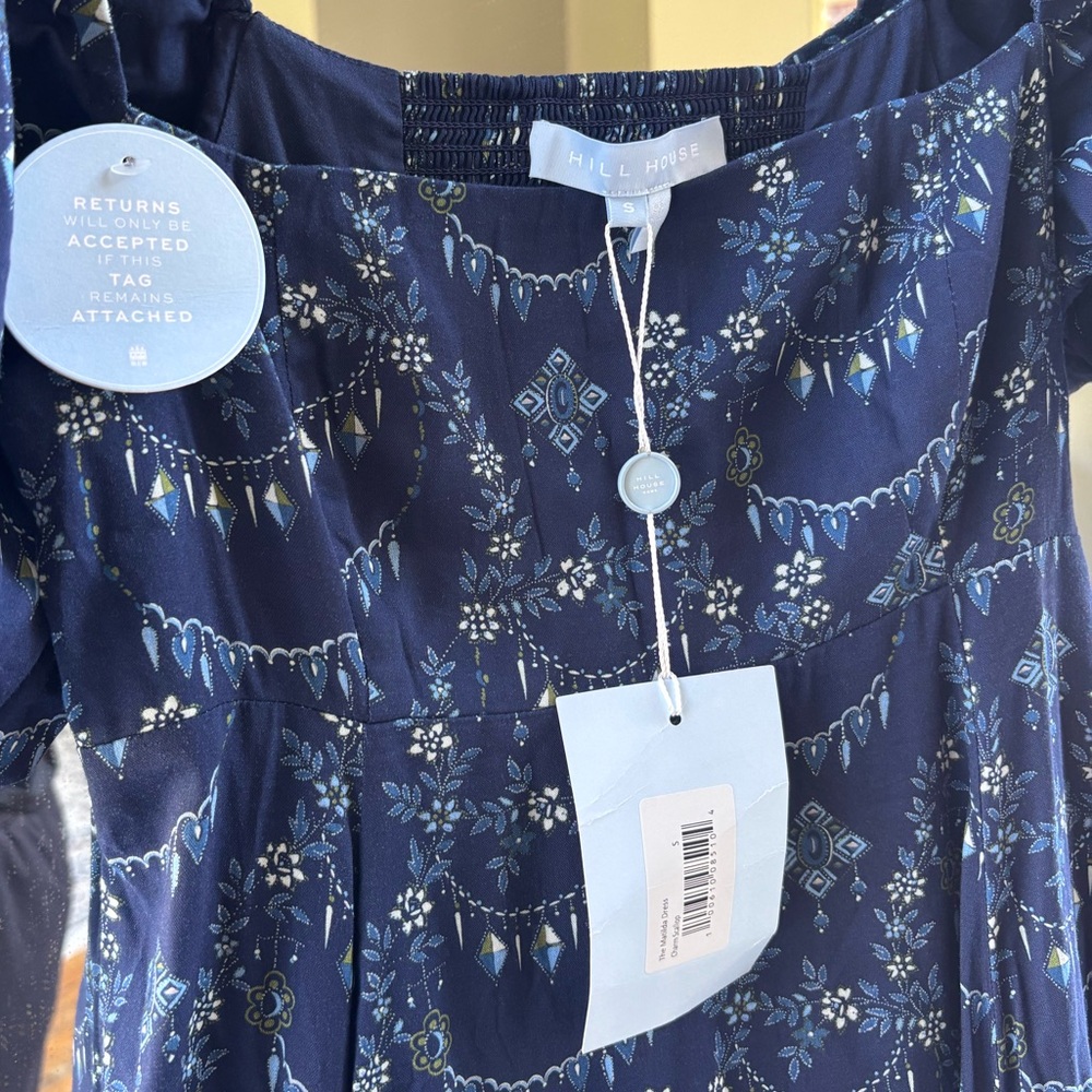 NWT Hill house home Matilda dress- charm scallop size S - Picture 2 of 7